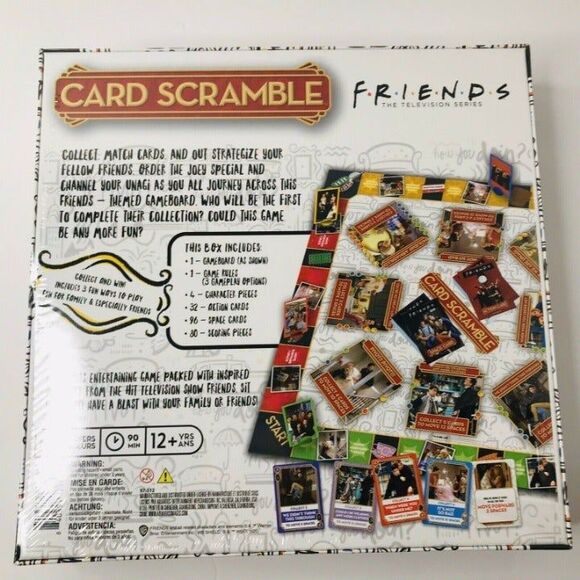 Friends The Television Series Card Scramble A Game of Collection & Strategy- NEW - Picture 4 of 6